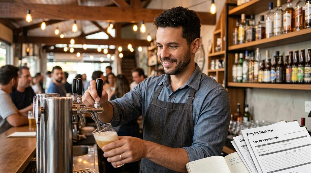 regime tributário para bar simples nacional lucro presumido